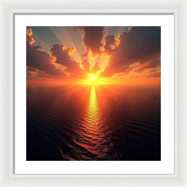 Radiant Horizons - Framed Print