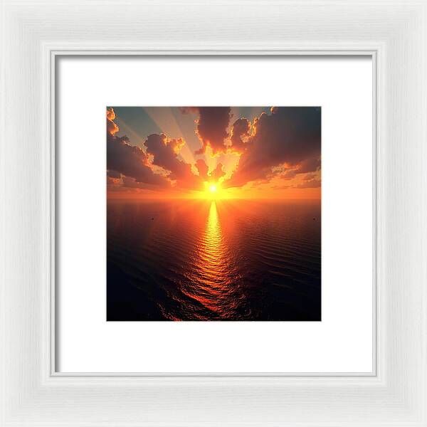 Radiant Horizons - Framed Print