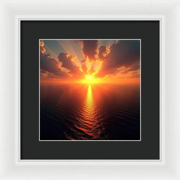 Radiant Horizons - Framed Print