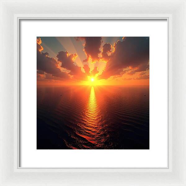 Radiant Horizons - Framed Print