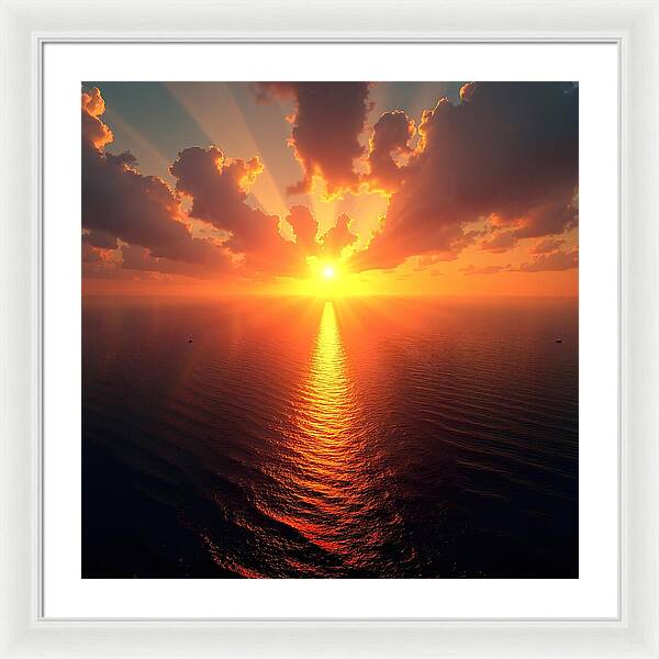 Radiant Horizons - Framed Print