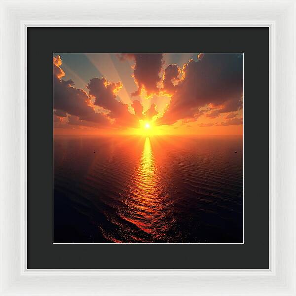 Radiant Horizons - Framed Print