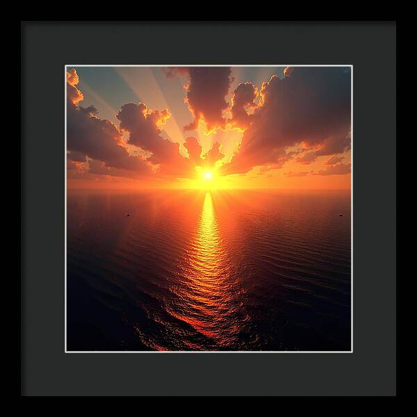 Radiant Horizons - Framed Print