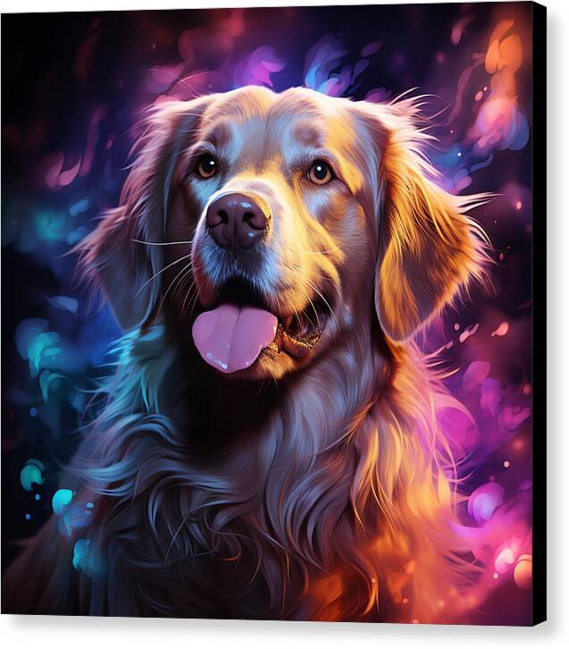 Radiant Retriever - Canvas Print