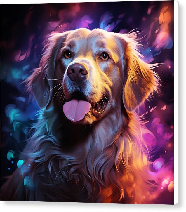 Radiant Retriever - Canvas Print