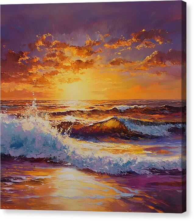 Radiant Waters - Canvas Print