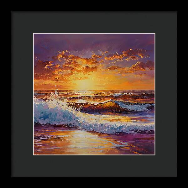 Radiant Waters - Framed Print