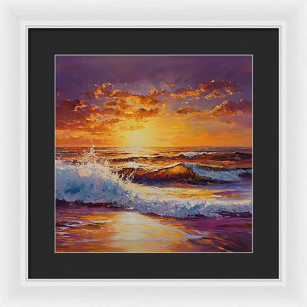 Radiant Waters - Framed Print