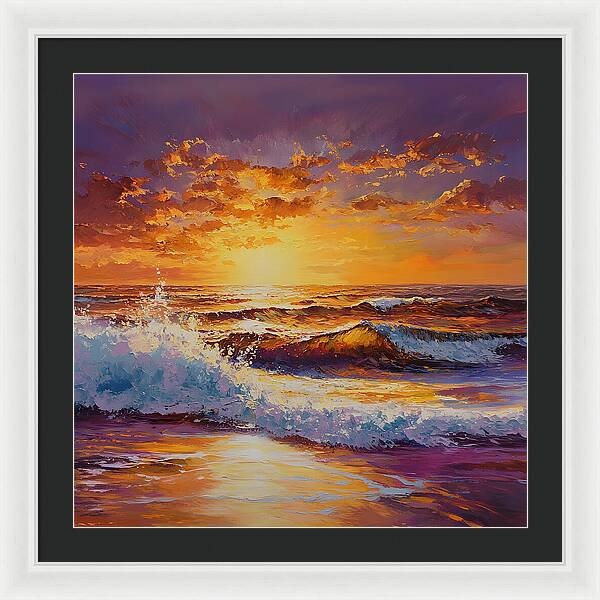 Radiant Waters - Framed Print