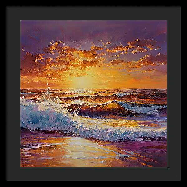 Radiant Waters - Framed Print