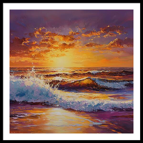 Radiant Waters - Framed Print