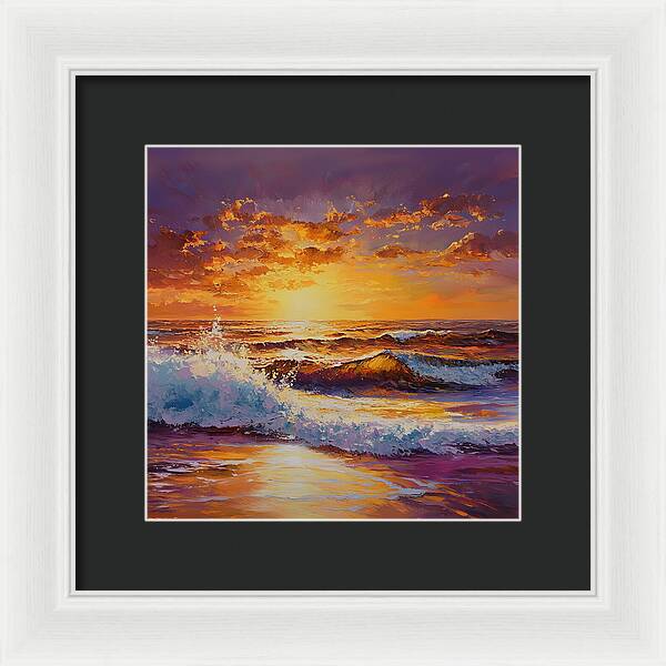 Radiant Waters - Framed Print