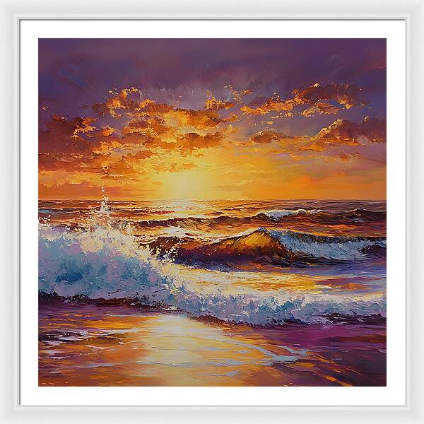 Radiant Waters - Framed Print