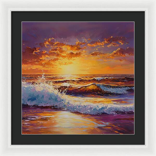 Radiant Waters - Framed Print