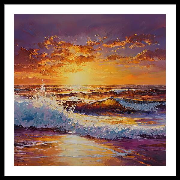 Radiant Waters - Framed Print