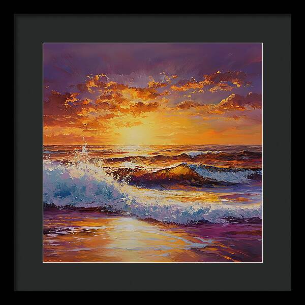 Radiant Waters - Framed Print