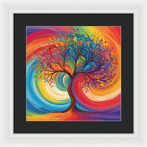 Rainbow Roots - Framed Print