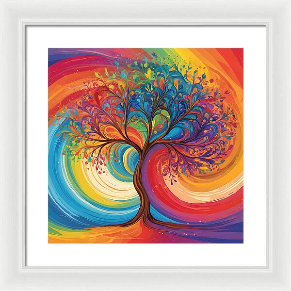 Rainbow Roots - Framed Print