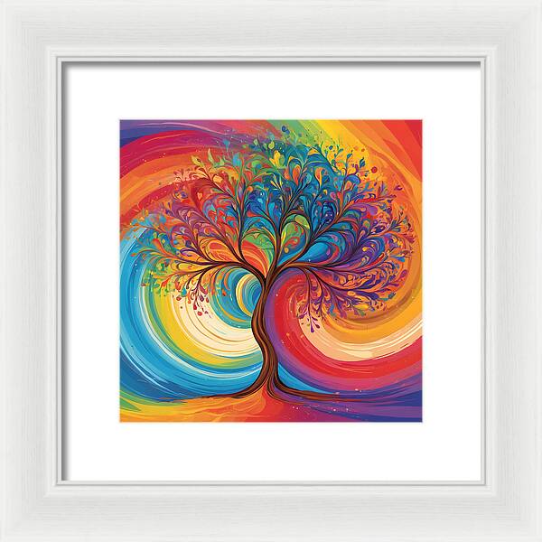 Rainbow Roots - Framed Print