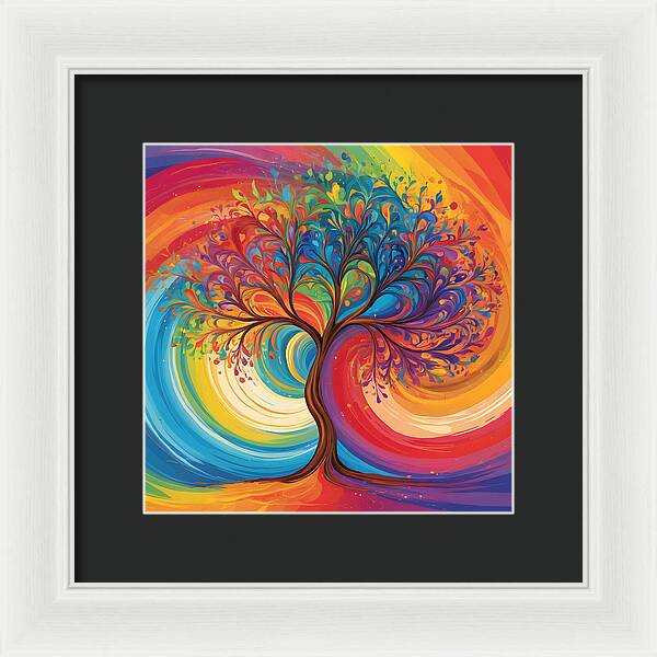 Rainbow Roots - Framed Print