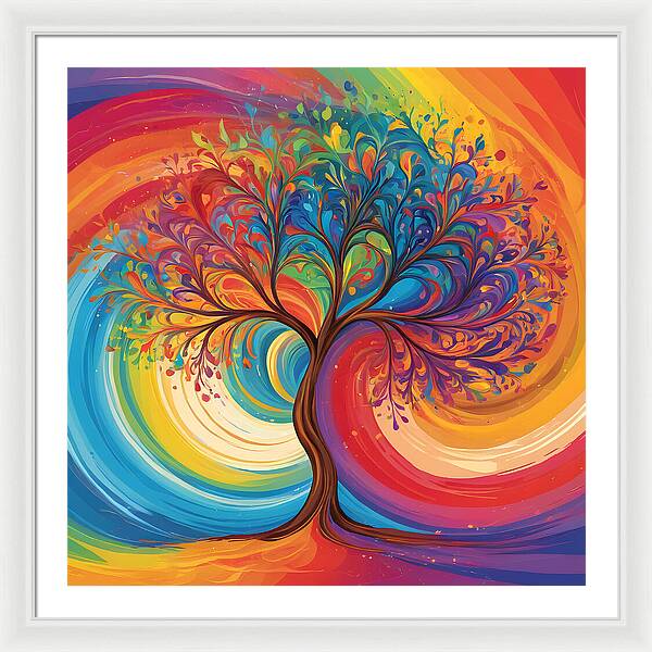 Rainbow Roots - Framed Print