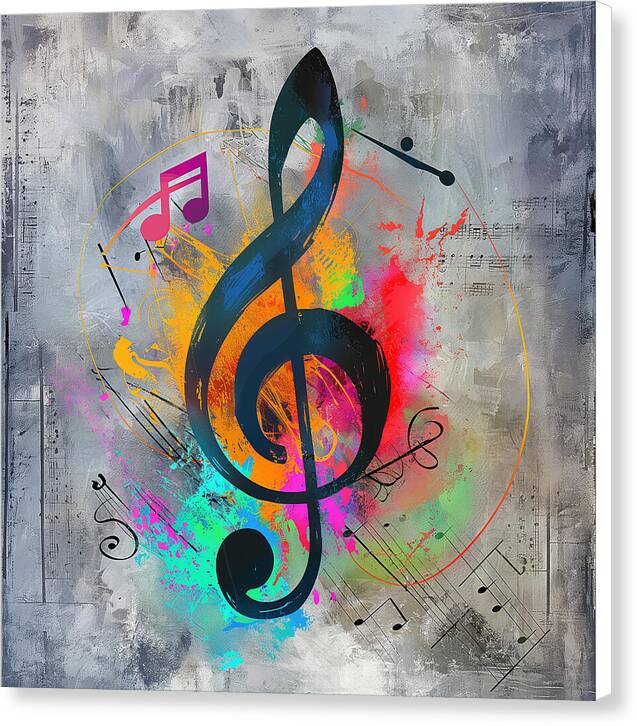 Rhythmic Vibrancy - Canvas Print