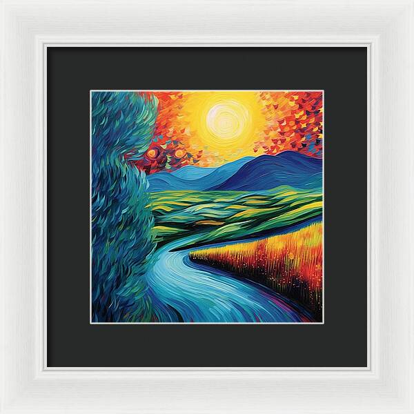 Riverside Reverie - Framed Print