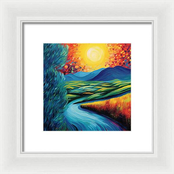 Riverside Reverie - Framed Print