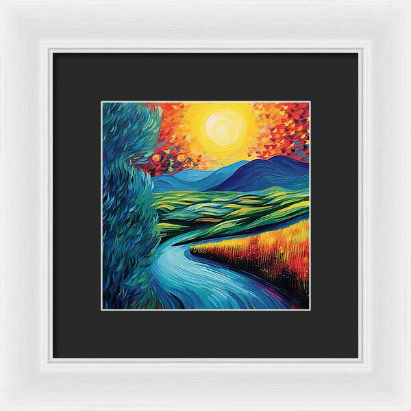 Riverside Reverie - Framed Print