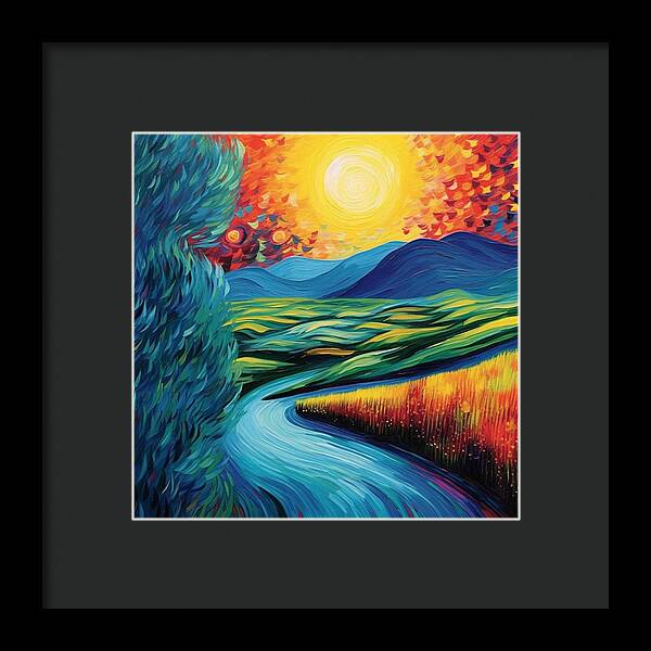 Riverside Reverie - Framed Print