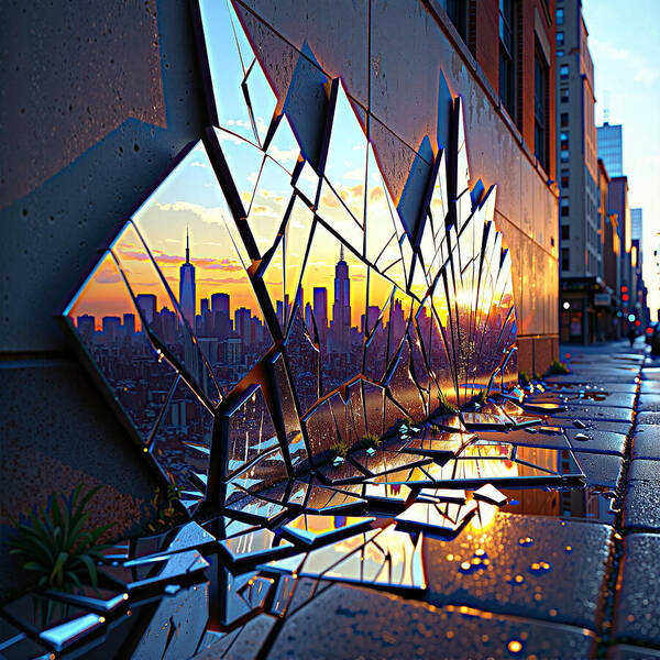 Skyline Kaleidoscope - Art Print