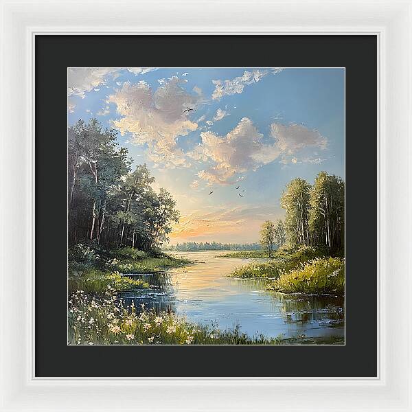 Soft Summer Breeze - Framed Print