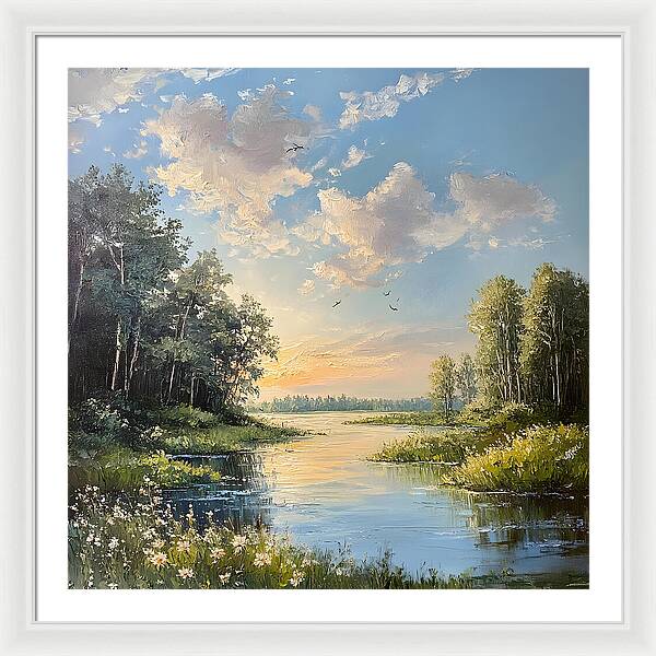 Soft Summer Breeze - Framed Print