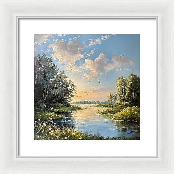 Soft Summer Breeze - Framed Print