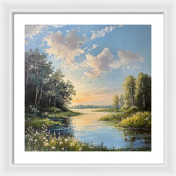 Soft Summer Breeze - Framed Print