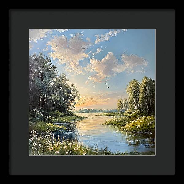 Soft Summer Breeze - Framed Print