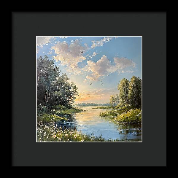 Soft Summer Breeze - Framed Print