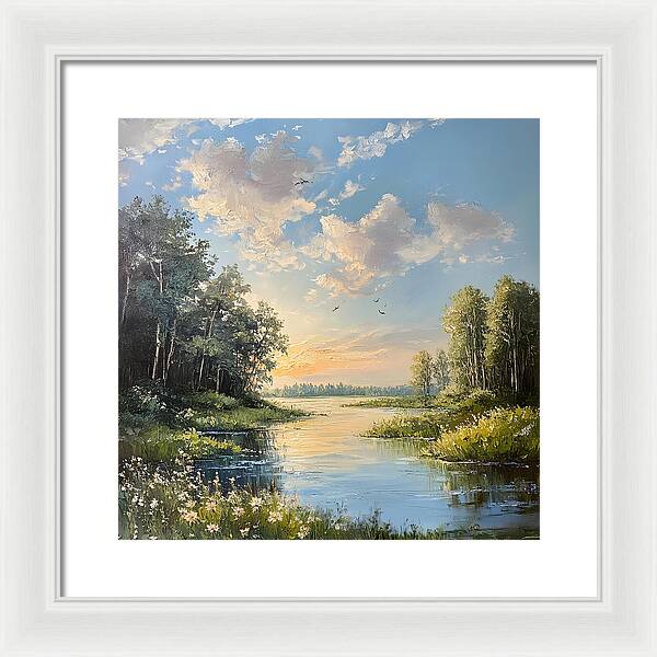 Soft Summer Breeze - Framed Print