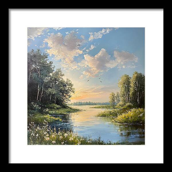 Soft Summer Breeze - Framed Print