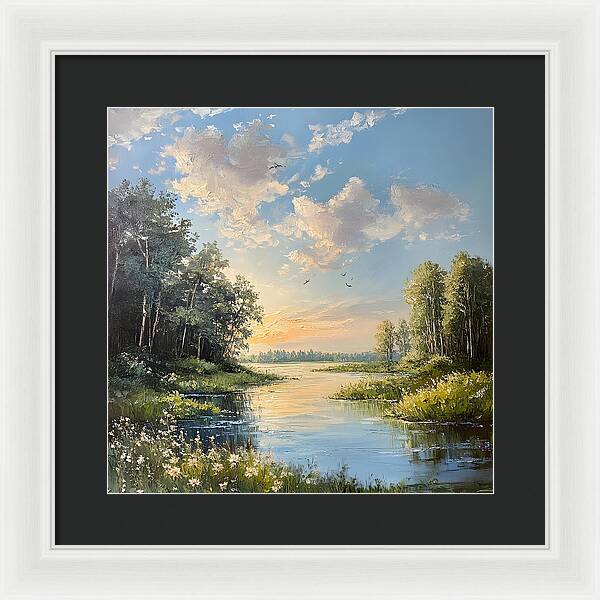 Soft Summer Breeze - Framed Print