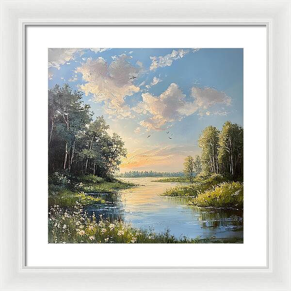 Soft Summer Breeze - Framed Print