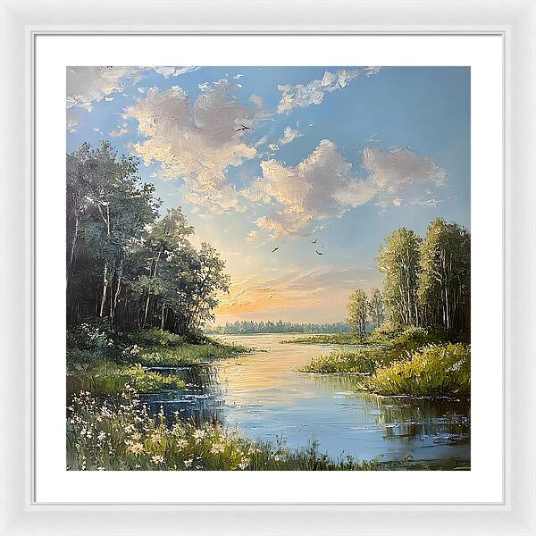 Soft Summer Breeze - Framed Print