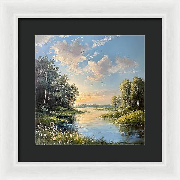 Soft Summer Breeze - Framed Print