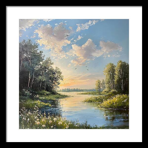 Soft Summer Breeze - Framed Print