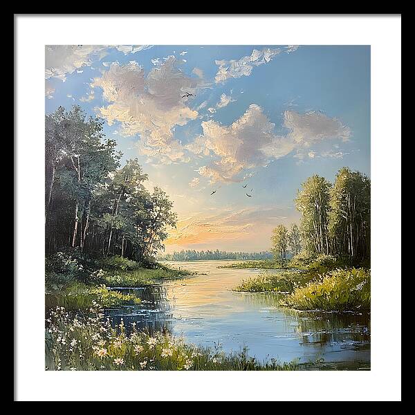 Soft Summer Breeze - Framed Print