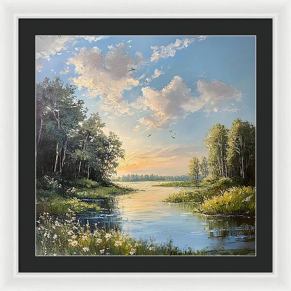 Soft Summer Breeze - Framed Print