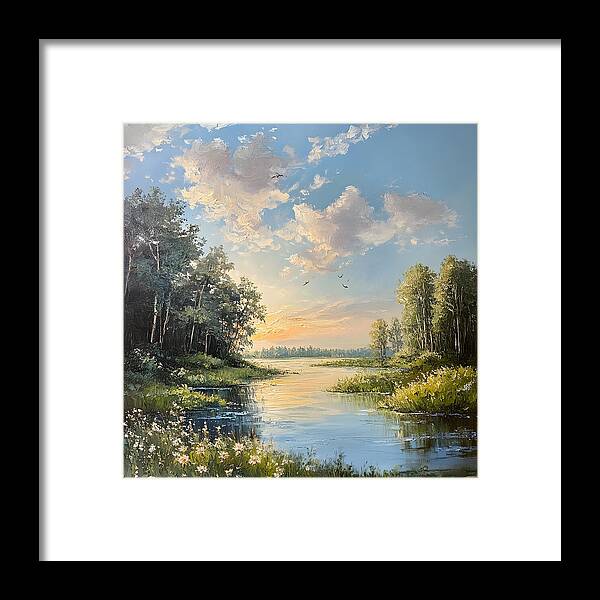 Soft Summer Breeze - Framed Print