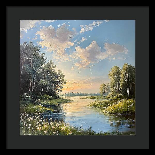 Soft Summer Breeze - Framed Print