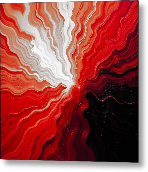 Starburst Dark - Metal Print