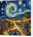 Switch Starry Night City Lights - Canvas Print 3 image